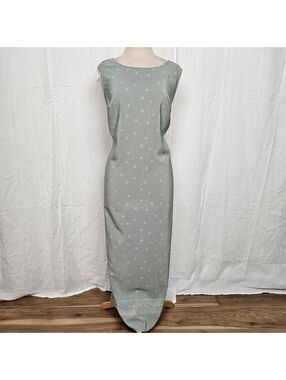 Vintage 90s Tie Back Maxi Dress,